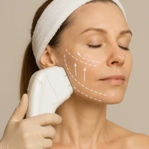Woman having HI-FU to reduce wrinkles call LA LIPO Liverpool Now!