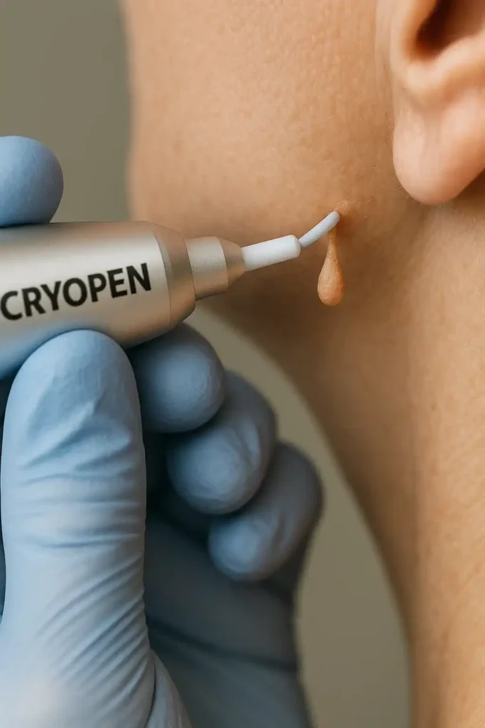 Cryopen for skin tags removal Liverpool speak to our team today!