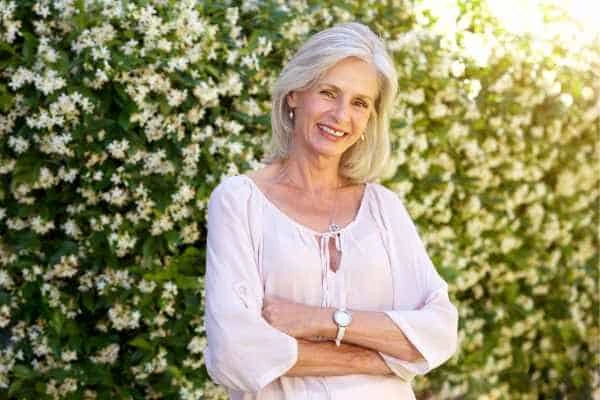 Older woman happy with urinary incontinence treatment Liverpool