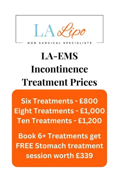 LA-EMS Incontinence Treatment Prices Liverpool